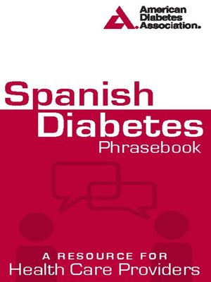 cover image of Spanish Diabetes Phrasebook